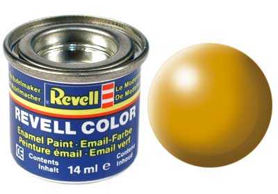REVELL 310 Hodvábna žltá syntetická polomatná modelárska farba (RAL1028), 14ml