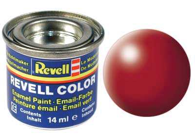 REVELL 330 Ohnivo červená syntetická polomatná modelárska farba (RAL3000), 14ml