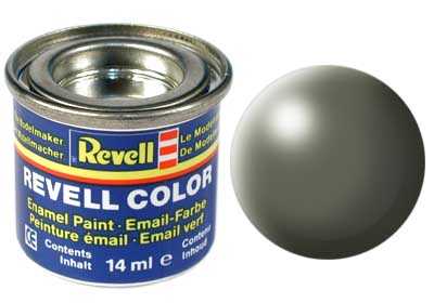 REVELL 362 Šedo zelená syntetická polomatná modelárska farba (RAL6013), 14ml