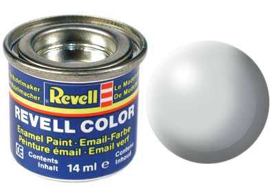 REVELL 371 Svetlo šedá syntetická polomatná modelárska farba (RAL7025), 14ml