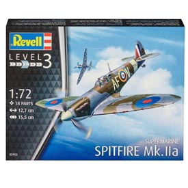 Revell Spitfire Mk.IIa Model Set lietadlo 1:72, 38 dielov
