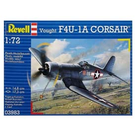 Revell F4U-1D Corsair Model Set lietadlo 1:72, 63 dielov