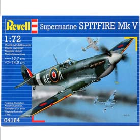 Revell Spitfire Mk V Model Set lietadlo 1:72, 39 dielov