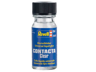 Revell Contacta Clear, bezfarebné tekuté lepidlo pre modely, 20 gramov