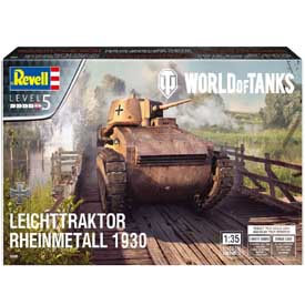 Revell Leichttraktor Rheinmetall 1930 WORLD OF TANKS Model Set tank 1:35, 189 dielov