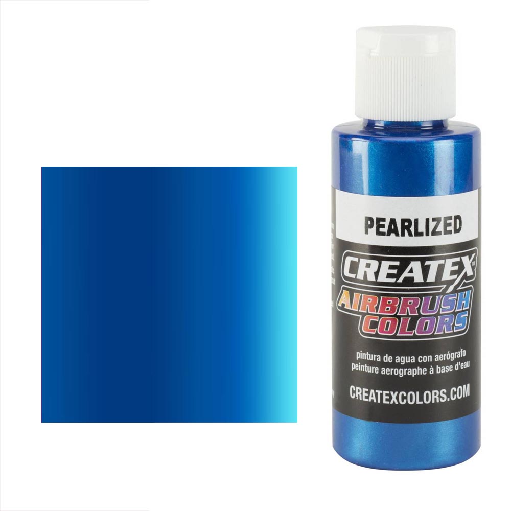 CreateX 5304 Modrá Perleťová airbrush farba 120 ml