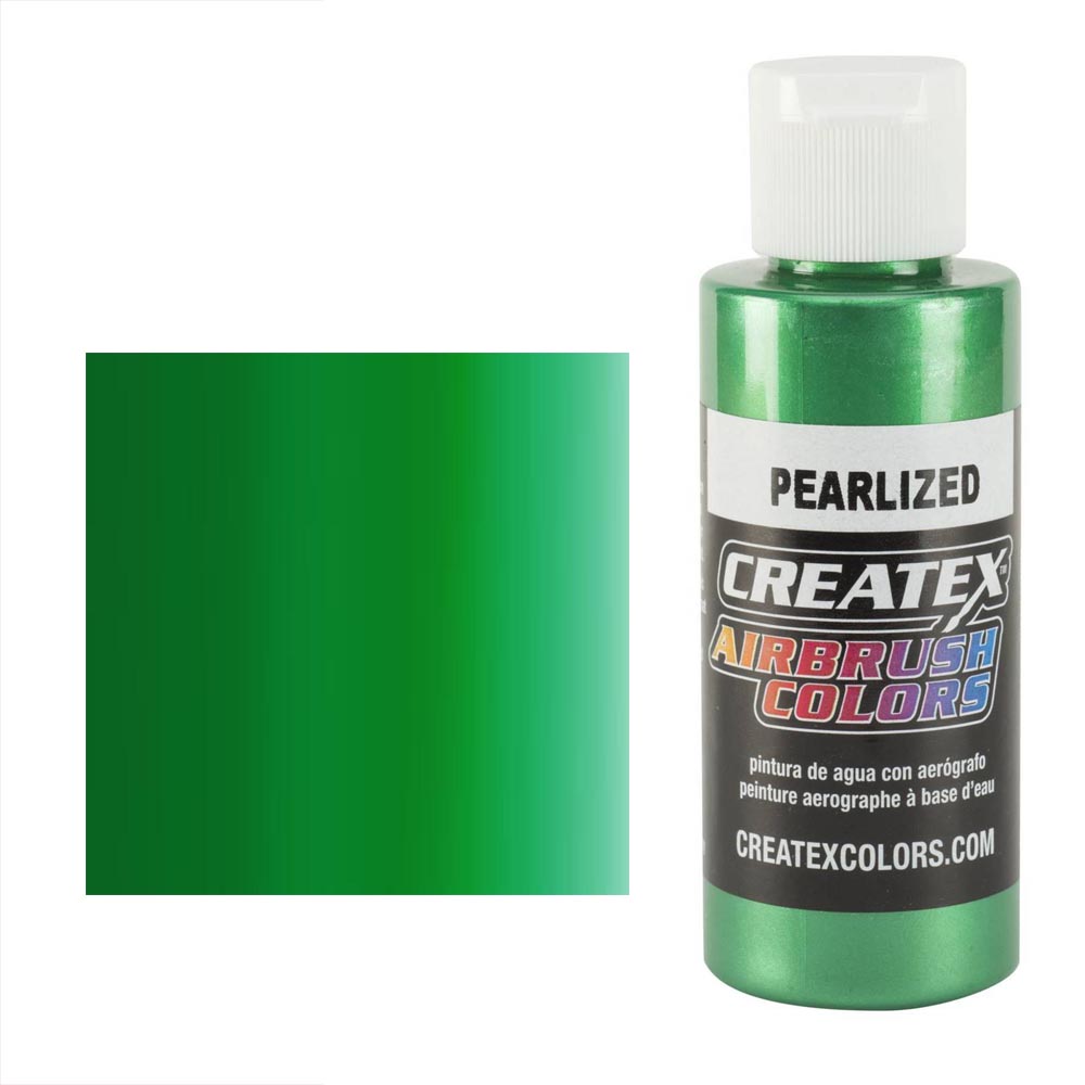 CreateX 5305 Zelená Perleťová airbrush farba 120 ml