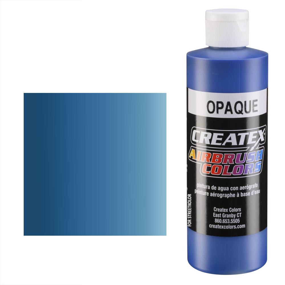 CreateX Modrá 5201 Nepriehľadná 240ml airbrush farba