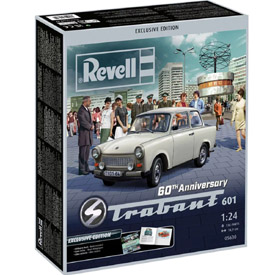 Revell Trabant 601 "60th Anniversary" Model kit Auto 1:24, 136 dielov