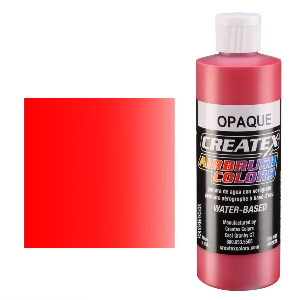 CreateX Červená 5210 Nepriehľadná 240ml airbrush farba