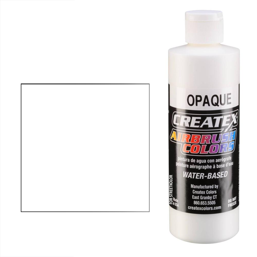 CreateX Biela 5212 Nepriehľadná 240ml airbrush farba