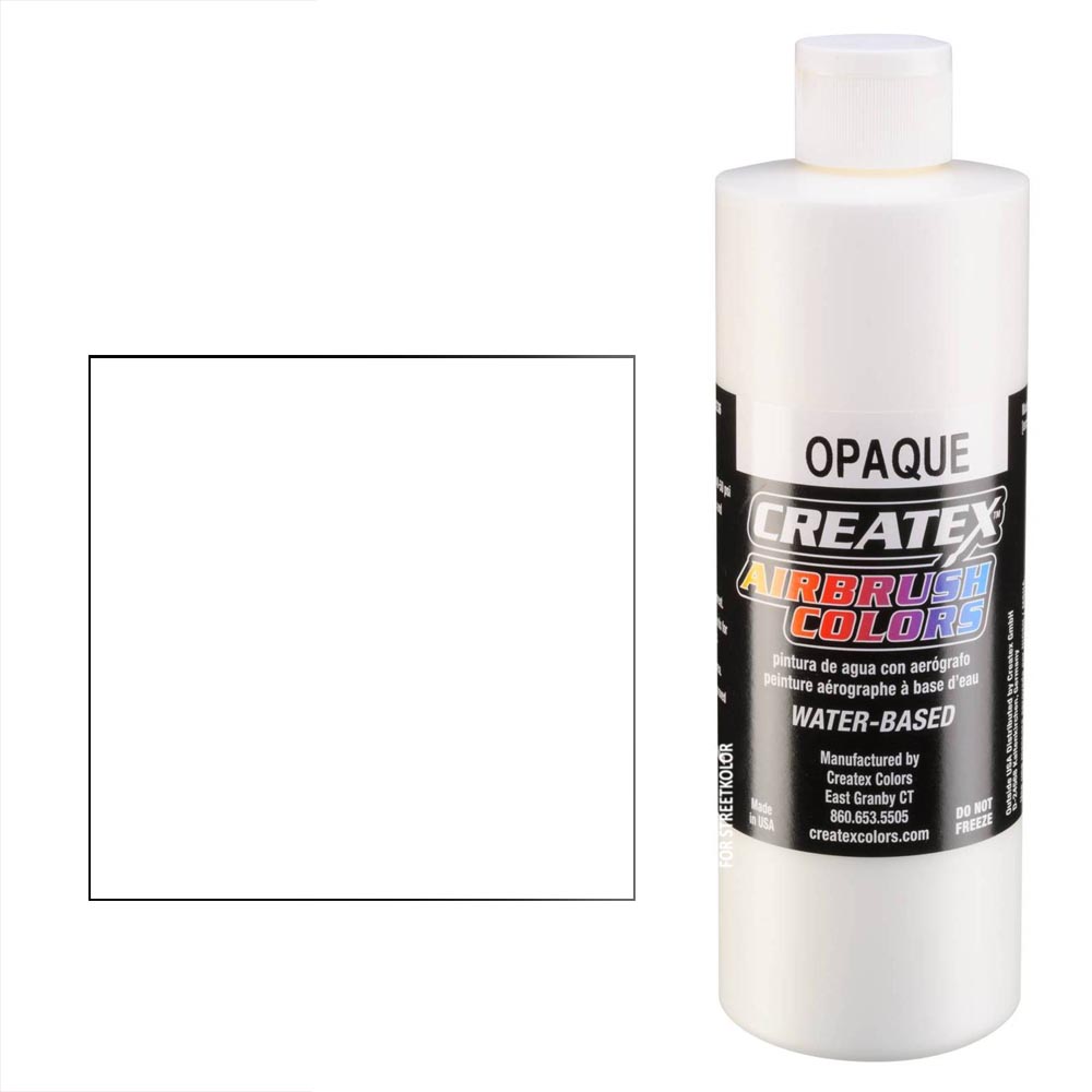 CreateX Biela 5212 Nepriehľadná 480ml airbrush farba