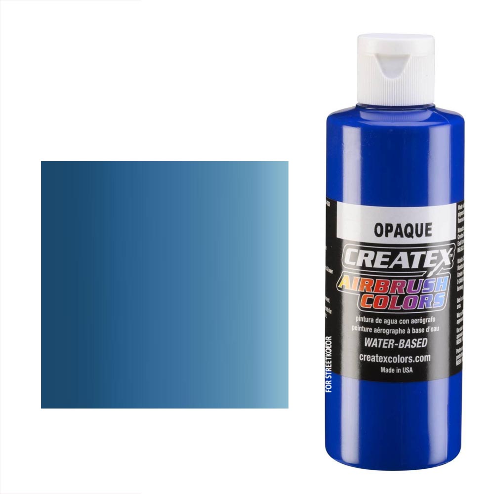 CreateX Modrá 5201 Nepriehľadná 120ml airbrush farba