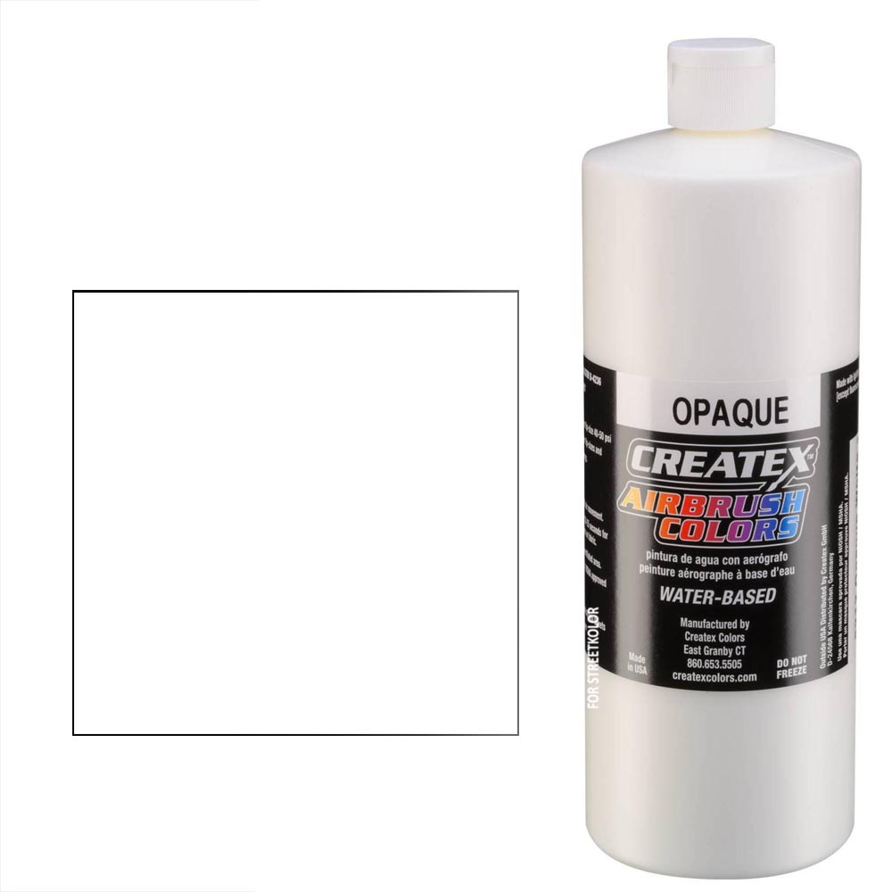 CreateX Biela 5212 Nepriehľadná 960ml airbrush farba