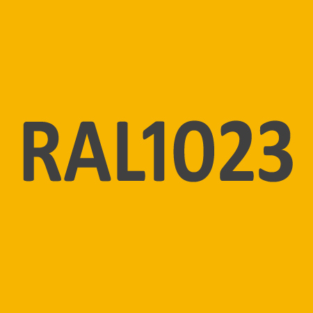 RAL 1023 Dopravná žltá farba nariedená, lakovateľná, 1 liter