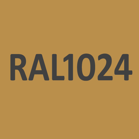 RAL 1024 Okrová žltá farba nariedená, lakovateľná, 1 liter
