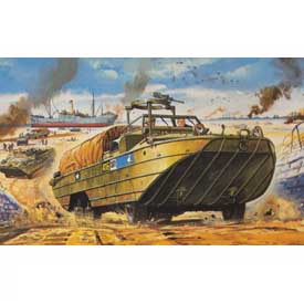 Airfix DUKW Vintage military Set Model Set obrneného obojživelníka 1:76, 50 dielov