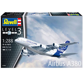 Revell Airbus A380 Model Set lietadlo 1:288, 47 dielov
