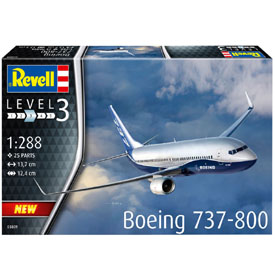 Revell Boeing 737-800 Model Set lietadlo 1:288, 25 dielov