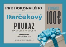 Valentínsky darčekový poukaz PRE DOKONALÉHO MUŽA v hodnote 100€