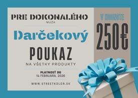Valentínsky darčekový poukaz PRE DOKONALÉHO MUŽA v hodnote 250€