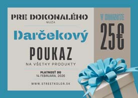 Valentínsky darčekový poukaz PRE DOKONALÉHO MUŽA v hodnote 25€