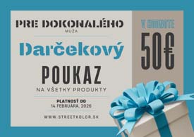 Valentínsky darčekový poukaz PRE DOKONALÉHO MUŽA v hodnote 50 €