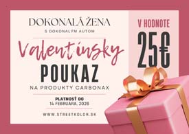 Valentínsky darčekový poukaz PRE ŽENY v hodnote 25€
