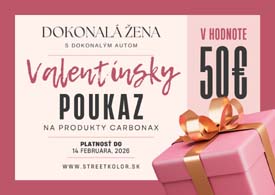 Valentínsky darčekový poukaz PRE ŽENY v hodnote 50 €