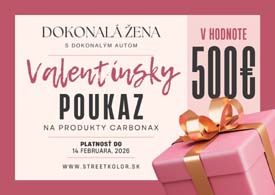 Valentínsky darčekový poukaz PRE ŽENY v hodnote 500€