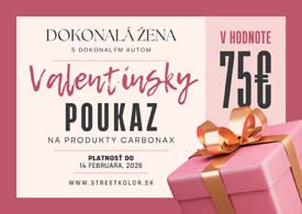 Valentínsky darčekový poukaz PRE ŽENY v hodnote 75€
