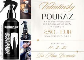 Personalizovaný Valentínsky darčekový poukaz PRE DOKONALÉHO MUŽA v hodnote 250€