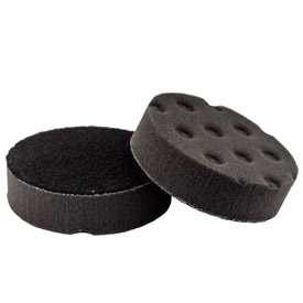 Velcro mäkký finálny leštiaci kotúč na suchý zips, Čierny, 80x30mm