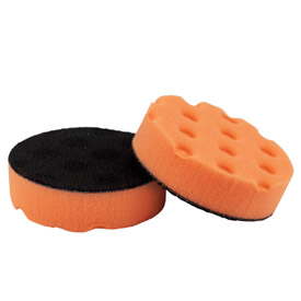 Velcro jemne abrazívny leštiaci kotúč na suchý zips, Oranžový, 80x30mm