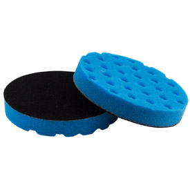 Velcro ultra mäkký finálny leštiaci kotúč na suchý zips, Modrý, 135x30mm