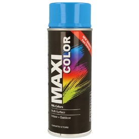 MaxiColor akrylová farba s finálnym lesklým lakom v spreji, RAL5015, Objem: 400ml