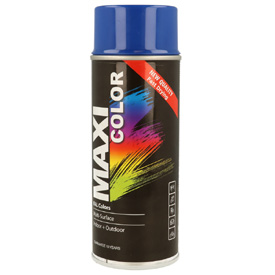 MaxiColor akrylová farba s finálnym lesklým lakom v spreji, RAL5002, Objem: 400ml
