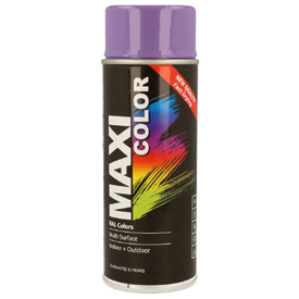MaxiColor akrylová farba s finálnym lesklým lakom v spreji, RAL4005, Objem: 400ml