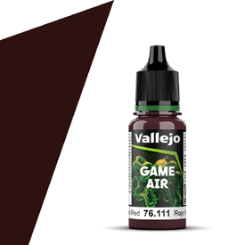 VALLEJO GAME AIR 76.111 TMAVOČERVENÁ akrylová airbrush farba 18 ml