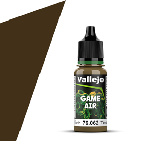 VALLEJO GAME AIR 76.062 ZEMITÁ HNEDÁ akrylová airbrush farba 18 ml