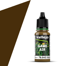 VALLEJO GAME AIR 76.043 TMAVOHNEDÁ akrylová airbrush farba 18 ml