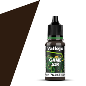 VALLEJO GAME AIR 76.045 TMAVOHNEDÁ akrylová airbrush farba 18 ml