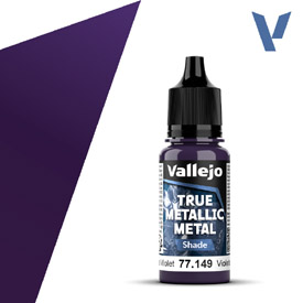 VALLEJO TRUE METALLIC 77.149 Fialová metalická akrylová airbrush farba 18 ml