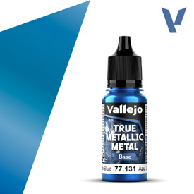 VALLEJO TRUE METALLIC 77.131 Modrá metalická akrylová airbrush farba 18 ml
