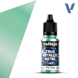 VALLEJO TRUE METALLIC 77.113 Zelená metalická akrylová airbrush farba 18 ml