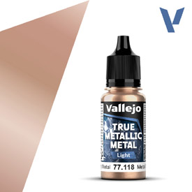 VALLEJO TRUE METALLIC 77.118 Hnedá metalická akrylová airbrush farba 18 ml