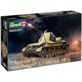 Revell Flak armor IV "Furniture Wagen", vojenský model 1:72, 144 dielov
