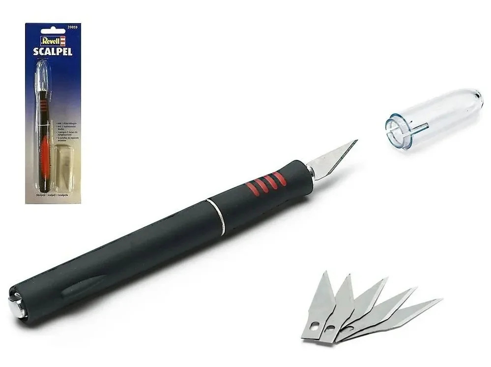 Skalpel, rezací nôž pre modelárov + náhradné nože