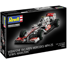Revell Vodafone McLaren Mercedes MP4-25 "L.Hamilton" Model kit Auto 1:24, 103 dielov