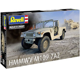 Revell Hummer Humvee HMMWV M1097 A2 Model kit Auto 1:35, 156 dielov
